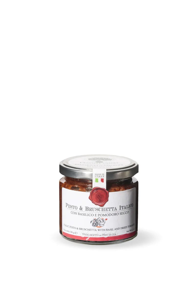 Pesto Italico: Basilikum & Sonnengetrocknete Tomate